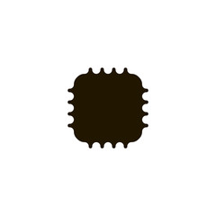 microprocessor icon. sign design