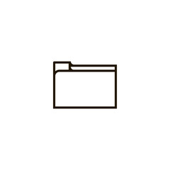 folder icon. sign design