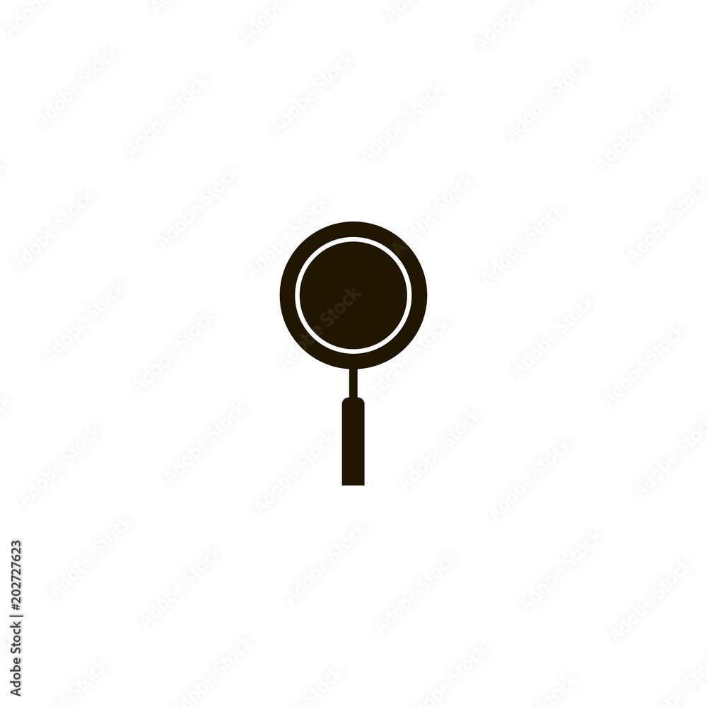 Wall mural magnifying glass icon. sign design