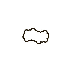 cloud icon. sign design