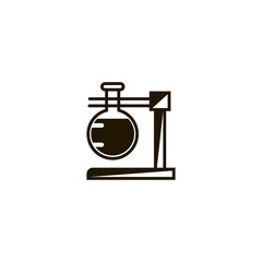 eyerlenmeyer flask icon. sign design