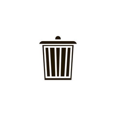 recycle bin icon. sign design