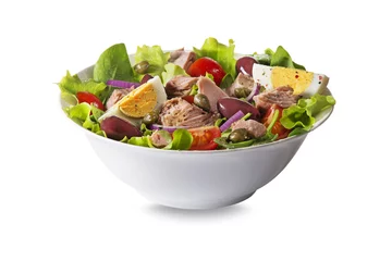 Zelfklevend Fotobehang Tuna salad © Dušan Zidar