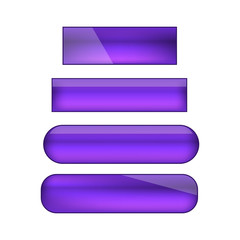 vector web buttons set