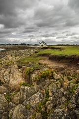 Paysage sauvage de bretagne