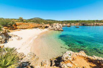 Colorful shore in Alghero