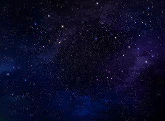 beautiful background of the night sky with stars