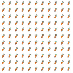 Carrot illustration pattern