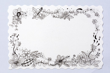 drawing flower sketch