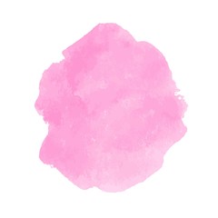 Fototapeta premium Pink watercolor splash vector