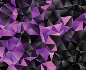 Fototapeta premium Vector low poly template. Creative abstract illustration with gradient. Triangular pattern for your business design.