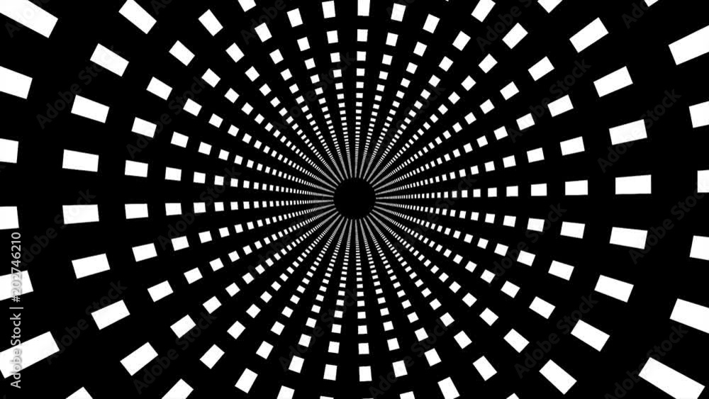 Poster abstract background with animated circular motion. animation of seamless loop. zoom on abstract circ