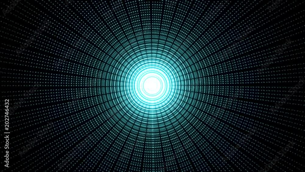 Poster abstract background with animated circular motion. animation of seamless loop. zoom on abstract circ