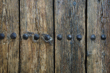 Texture of an old tree. Old wooden fence.	