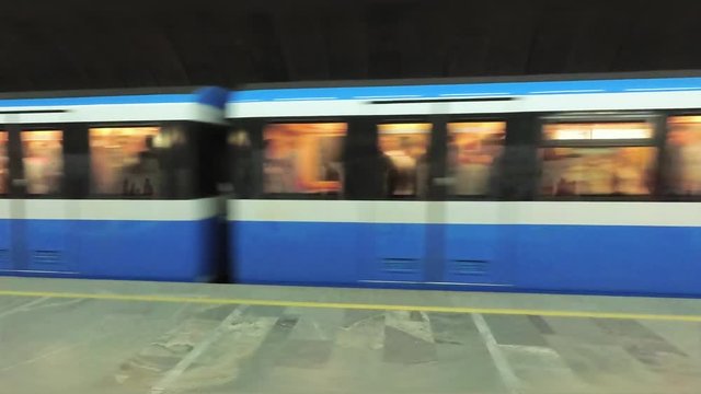 train in the metro