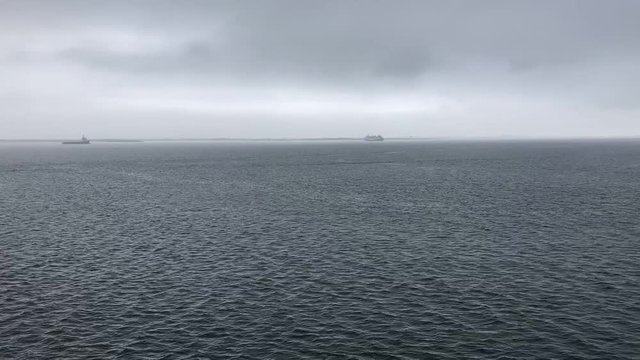 Ferry crossing from Den Helder to Texel in HD Timelapse