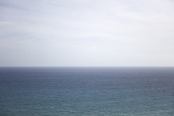 Blue sea horizon