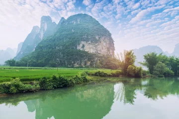 Foto op Canvas landscape in Yangshuo Guilin, China © xiaoliangge