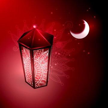 Vector illustration of the concept of Ramazan Islam, a holiday.