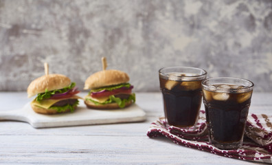 image of  fresh tasty burger - Powered by Adobe