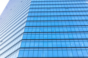 Fototapeta na wymiar close up of modren glass building