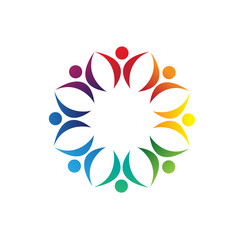 community, icon, social network logo template