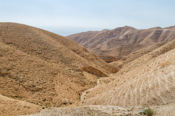 Judaean Desert in the Holy Land, Israel