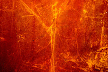 Rusty walling panel made of corten steel - weathering steel sheet