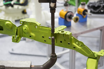 Spot welding of car manufacturing