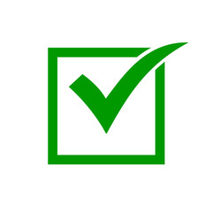 Check mark icon. Check icon vector. Check list button icon