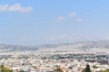 Fototapeta na wymiar Athènes Panorama