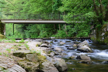 Fototapeta na wymiar bridge over a stream