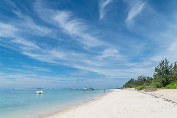 Fototapeta na wymiar Beach on Mauritius island