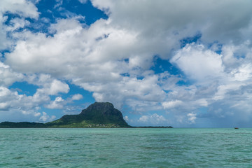 Beach on Mauritius island