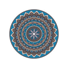 Flower Mandala. Oriental pattern, vector illustration. Islam, Arabic, Indian, moroccan,spain, turkish, pakistan, chinese, mystic, ottoman motifs.