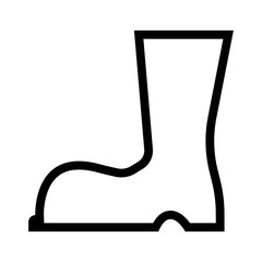 Construction uniform line icon