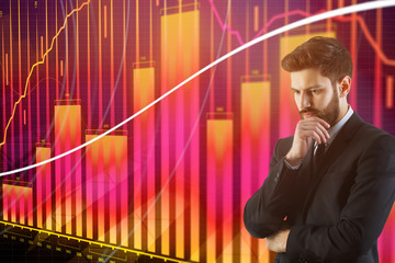 Fototapeta premium Analysis and broker concept