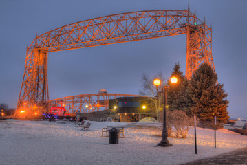 Canal Park is a popular tourist Destination in Duluth, Minnesota on Lake Superior