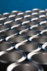 Metal tin paint cans