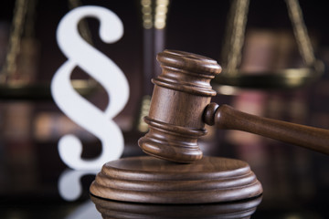 Paragraph, Law and justice concept, legal code