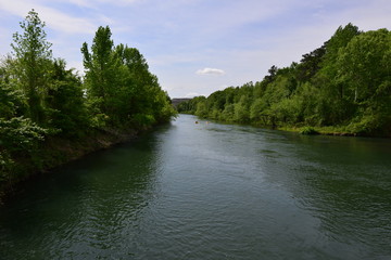 The Augusta canal at Augusta in Georgia
.
