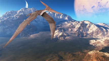 Beautiful Prehistoric Planet, Abstract Background © designprojects