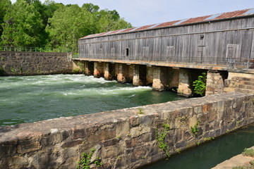 The Augusta canal at Augusta in Georgia
.
