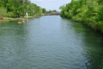 The Augusta canal at Augusta in Georgia
.
