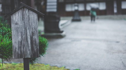 Obraz premium Wooden Post Box 