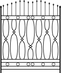 Fototapeta premium Wrought Iron Gate