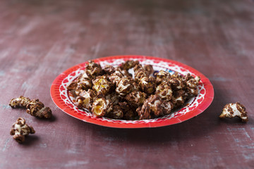 Schokoladenpopkorn