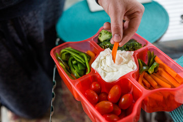 Fresh Vegetables and Dip Platter