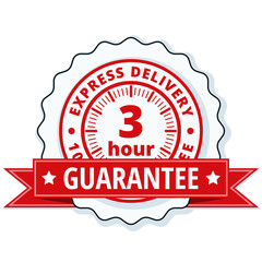 3 Hour Express Delivery illustration