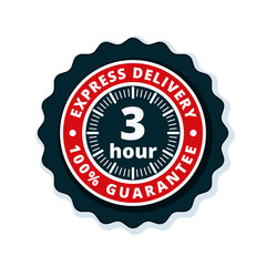 3 Hour Express Delivery illustration